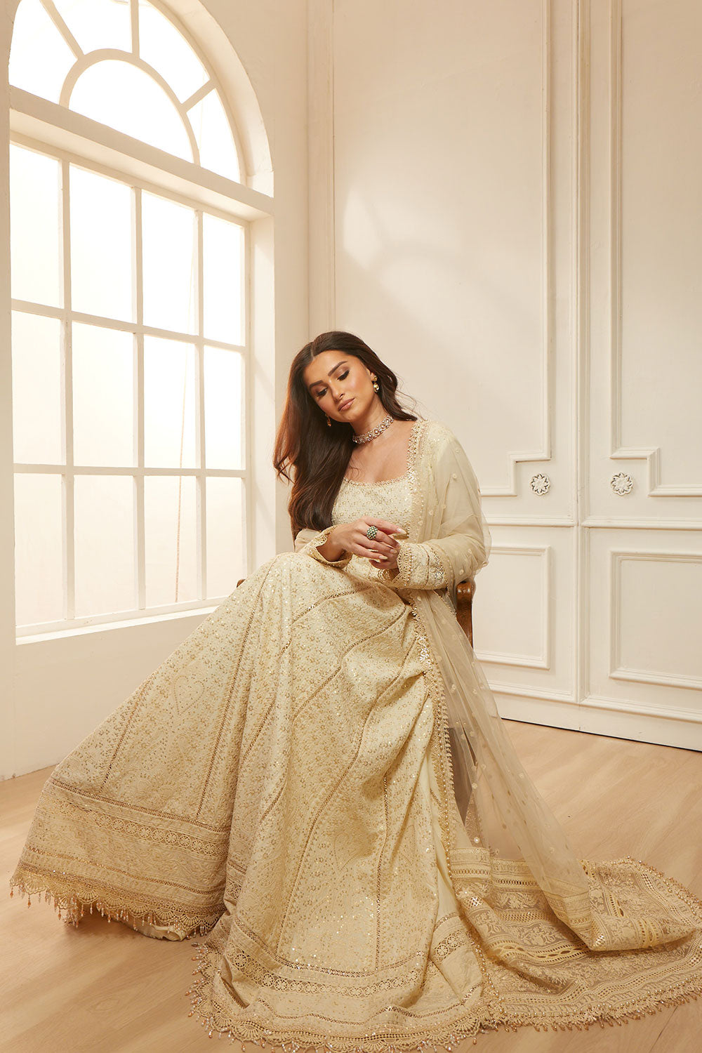 Sobia Nazir | Luxury Lawn Eid 26 | 1A - by Libasekhas UK - Registered Vendor of : Sobia Nazir - 100% Original Designer Dress
