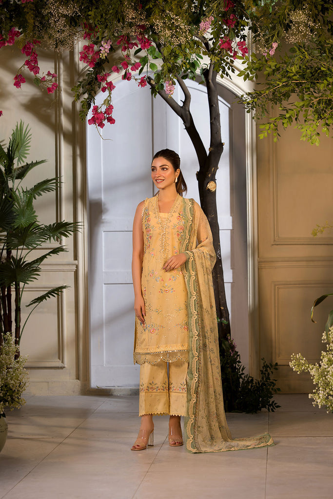 Sobia Nazir | Vital Lawn 25 | 1B - by - Libasekhas UK - Registered Vendor of : Sobia Nazir - 100% Original Designer Dresss