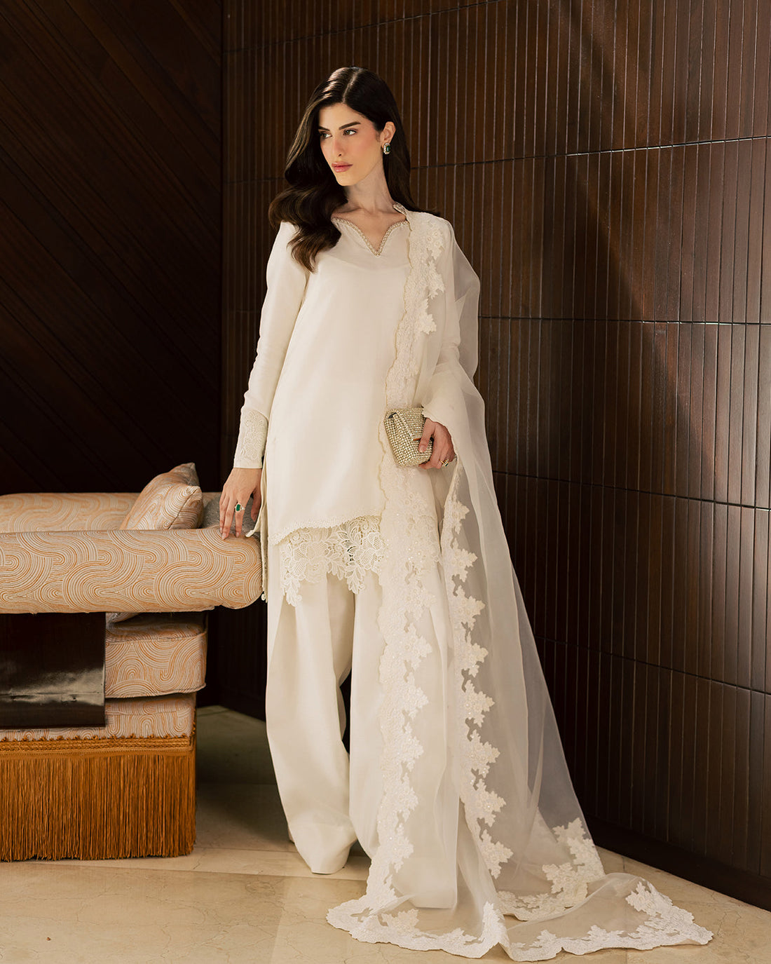 Sadaf Fawad Khan | Eva Luxury Pret 26 | Opaline - by Libasekhas UK - Registered Vendor of : Sadaf Fawad Khan - 100% Original Designer Dress