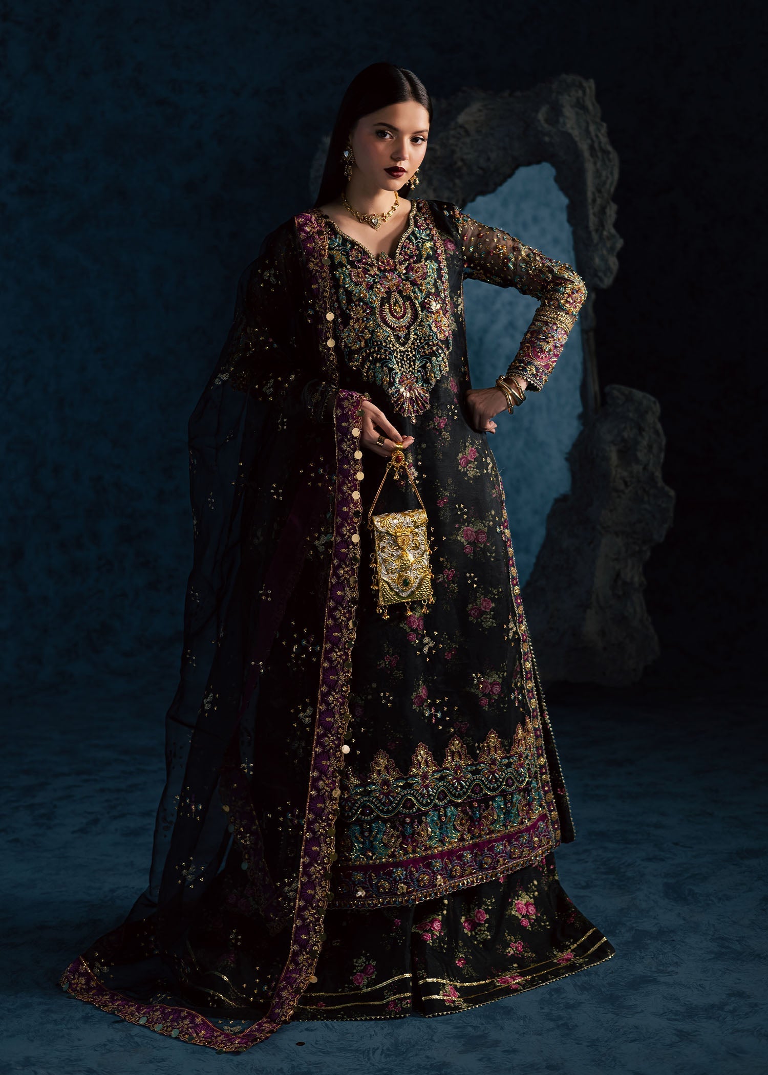 Maria Osama Khan | Lamhay Wedding Festive | MEHTAB - by Libasekhas UK - Registered Vendor of : Maria Osama Khan - 100% Original Designer Dress