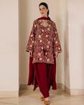 Sadaf Fawad Khan | Eva Luxury Pret 26 | Claret - by Libasekhas UK - Registered Vendor of : Sadaf Fawad Khan - 100% Original Designer Dress