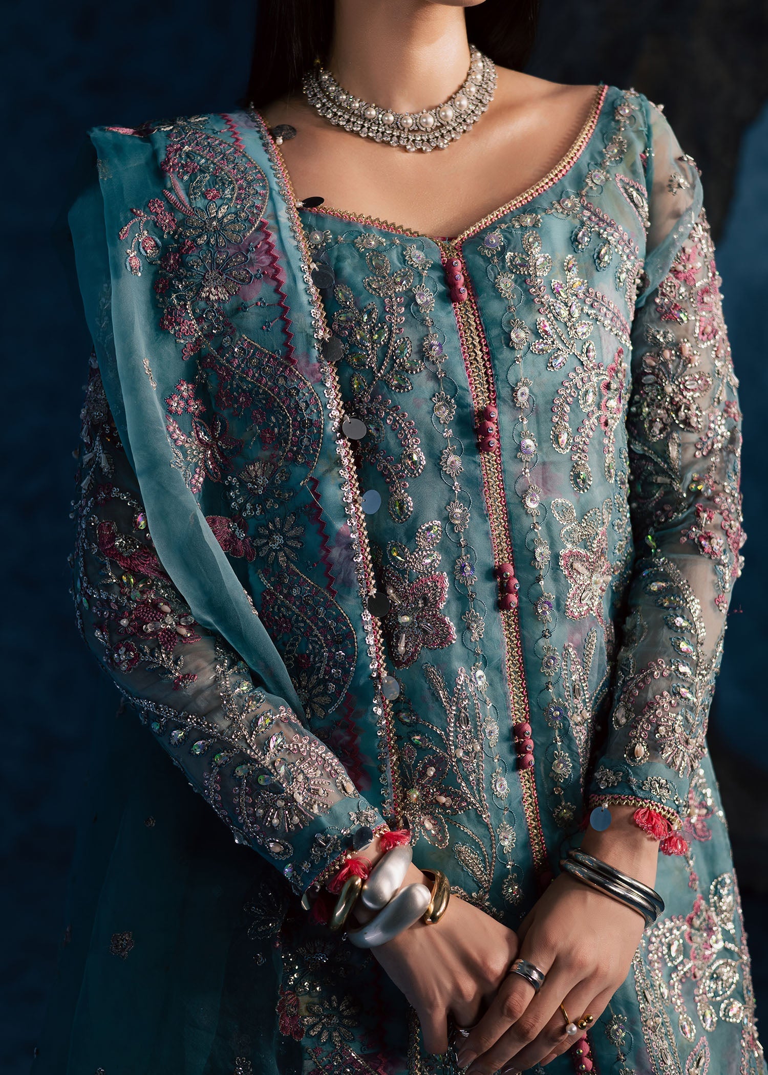 Maria Osama Khan | Lamhay Wedding Festive | NEELUM - by Libasekhas UK - Registered Vendor of : Maria Osama Khan - 100% Original Designer Dress