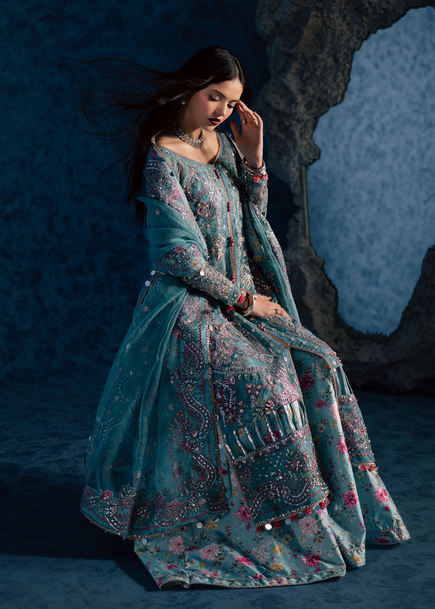 Maria Osama Khan | Lamhay Wedding Festive | NEELUM - by Libasekhas UK - Registered Vendor of : Maria Osama Khan - 100% Original Designer Dress