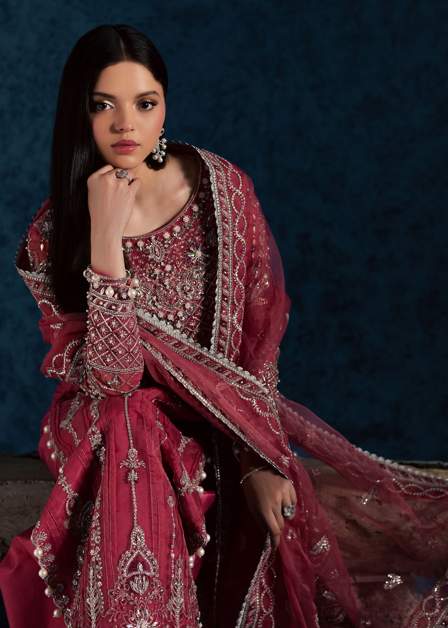 Maria Osama Khan | Lamhay Wedding Festive | GULBAHAR - by Libasekhas UK - Registered Vendor of : Maria Osama Khan - 100% Original Designer Dress