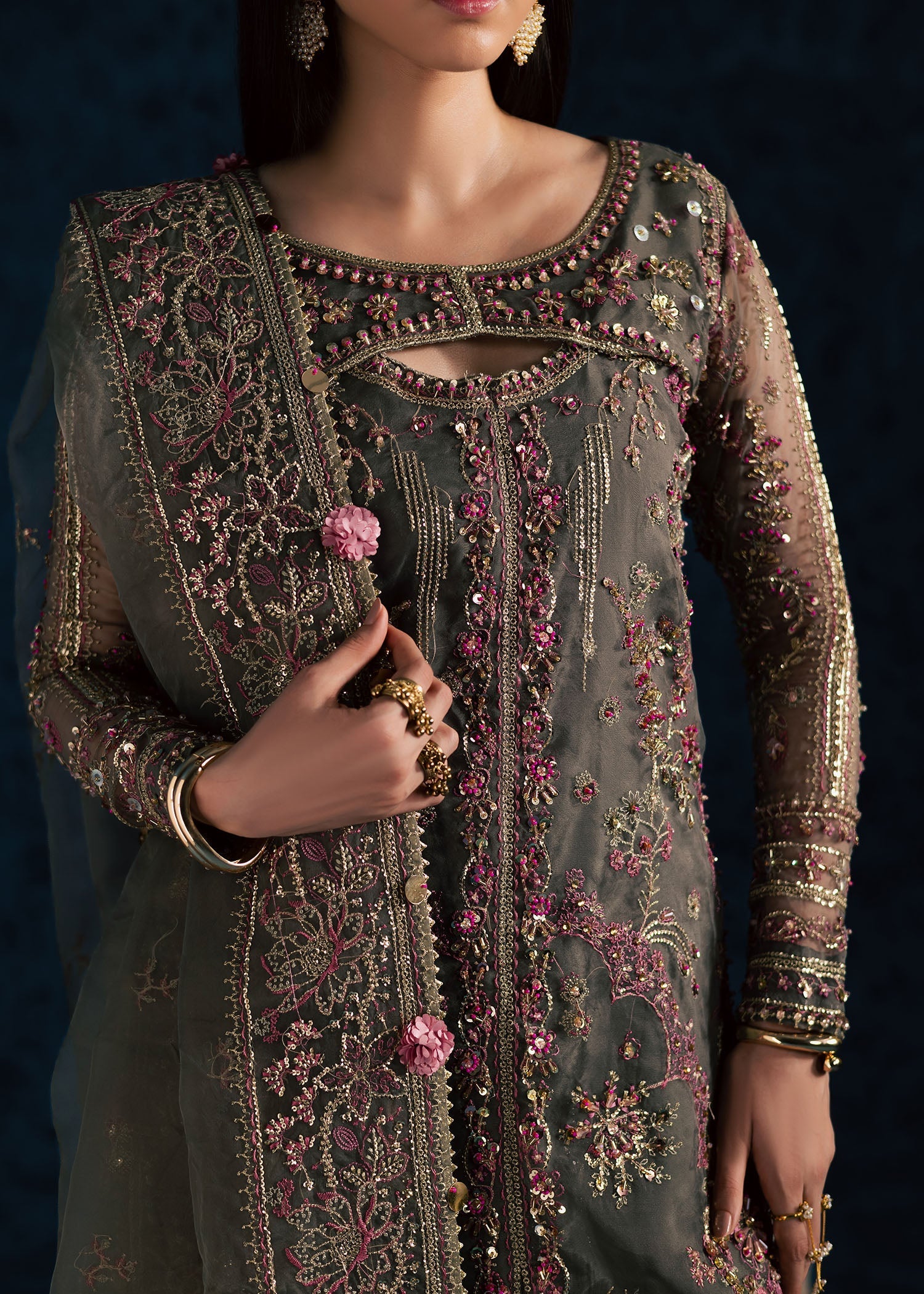 Maria Osama Khan | Lamhay Wedding Festive | SAHAR - by Libasekhas UK - Registered Vendor of : Maria Osama Khan - 100% Original Designer Dress