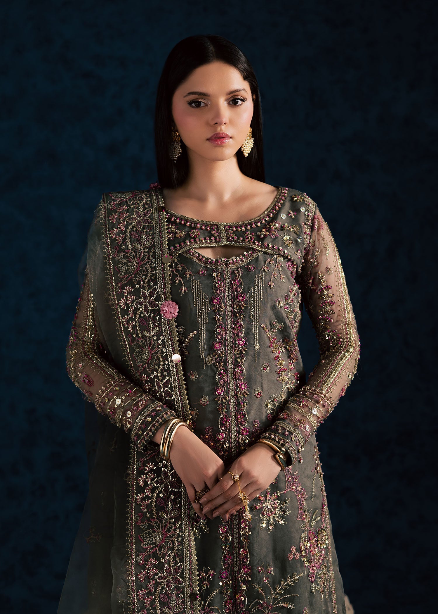 Maria Osama Khan | Lamhay Wedding Festive | SAHAR - by Libasekhas UK - Registered Vendor of : Maria Osama Khan - 100% Original Designer Dress