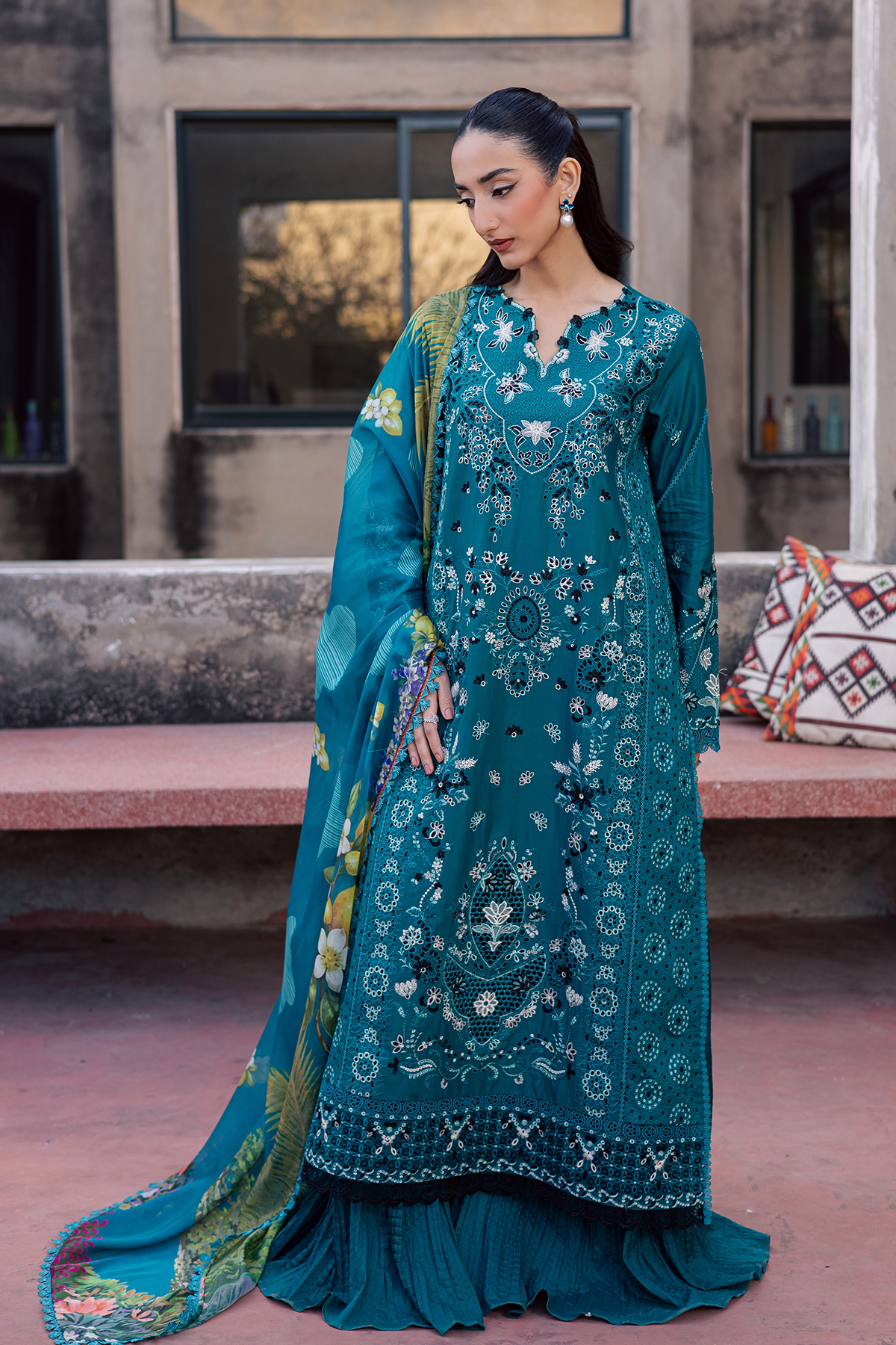 Zarposh | Celia Luxury Lawn 26 | AZUREA - by Libasekhas UK - Registered Vendor of : Zarposh - 100% Original Designer Dress