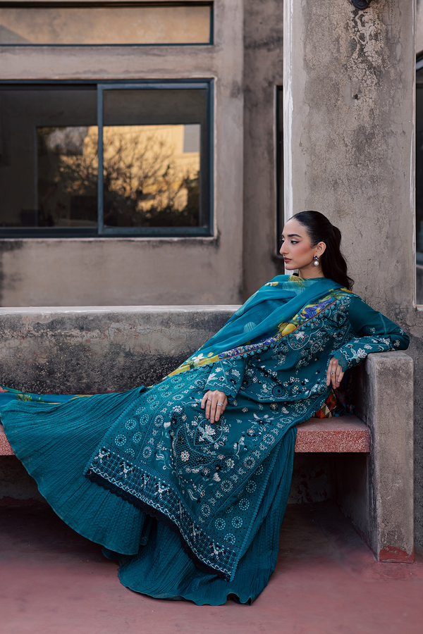 Zarposh | Celia Luxury Lawn 26 | AZUREA - by Libasekhas UK - Registered Vendor of : Zarposh - 100% Original Designer Dress