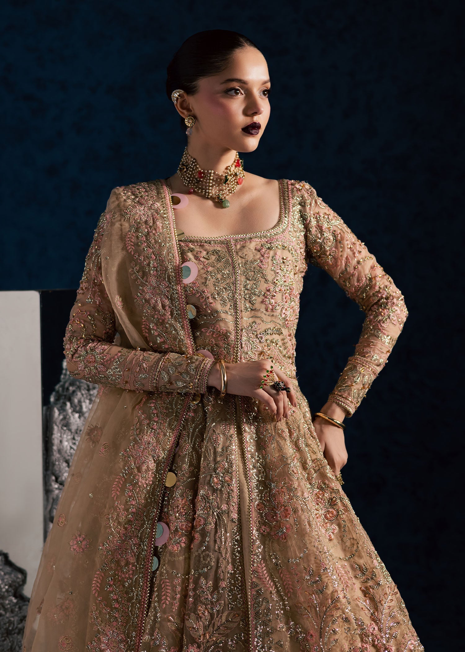 Maria Osama Khan | Lamhay Wedding Festive | NISBAT - by Libasekhas UK - Registered Vendor of : Maria Osama Khan - 100% Original Designer Dress