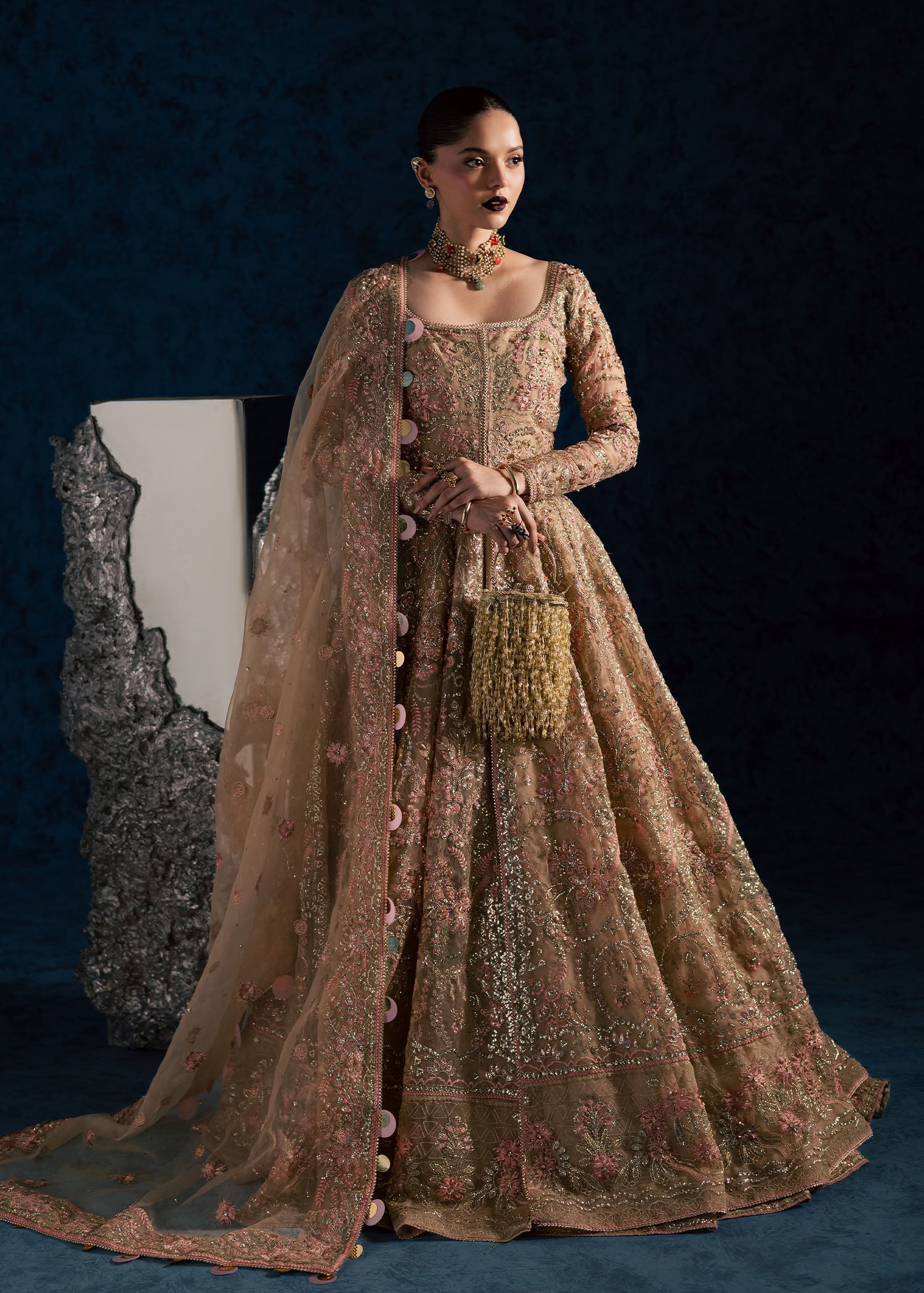 Maria Osama Khan | Lamhay Wedding Festive | NISBAT - by Libasekhas UK - Registered Vendor of : Maria Osama Khan - 100% Original Designer Dress