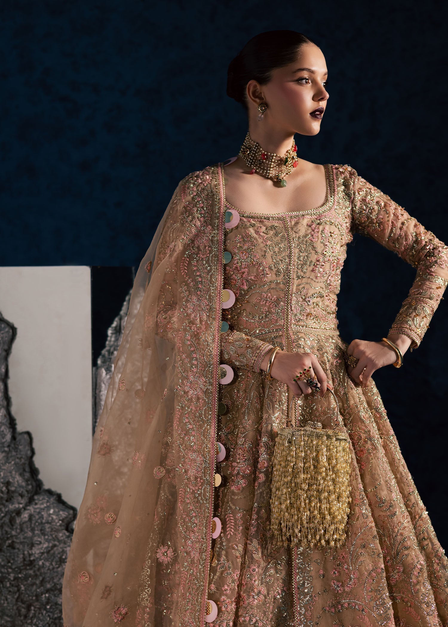Maria Osama Khan | Lamhay Wedding Festive | NISBAT - by Libasekhas UK - Registered Vendor of : Maria Osama Khan - 100% Original Designer Dress
