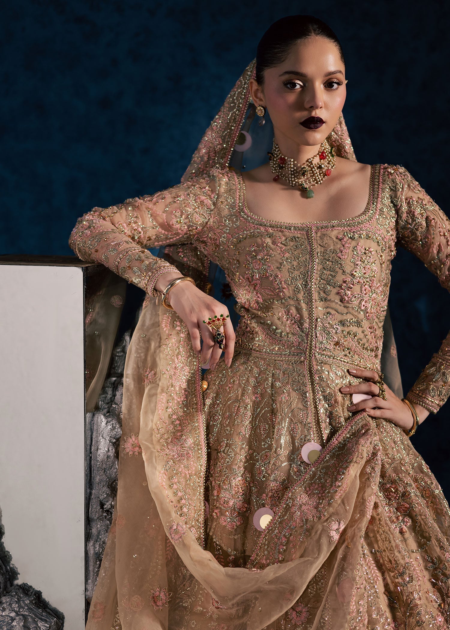 Maria Osama Khan | Lamhay Wedding Festive | NISBAT - by Libasekhas UK - Registered Vendor of : Maria Osama Khan - 100% Original Designer Dress