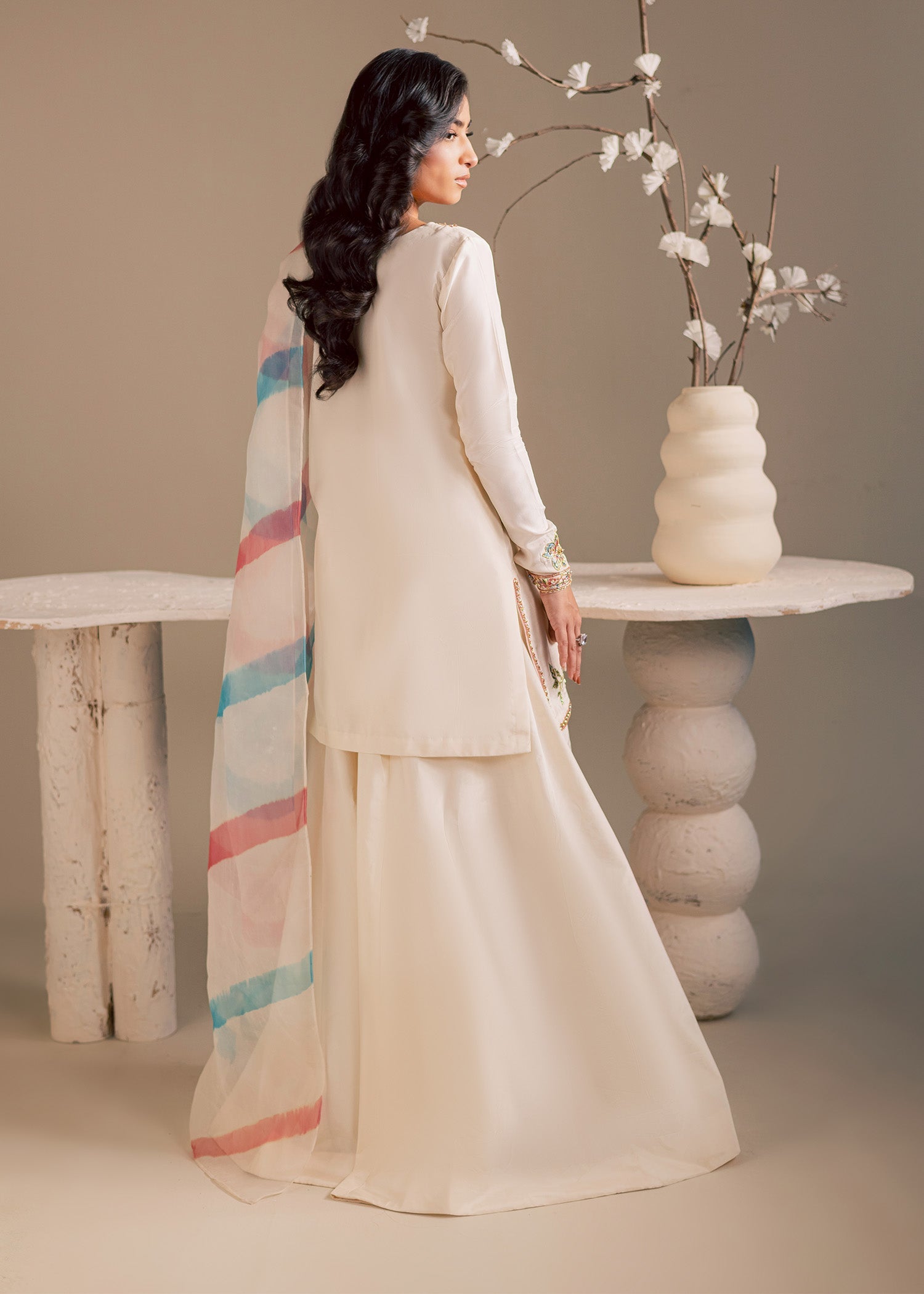 Maria Osama Khan | Noir Bliss Luxury Formals | Pearl Whisper - by Libasekhas UK - Registered Vendor of : Maria Osama Khan - 100% Original Designer Dress