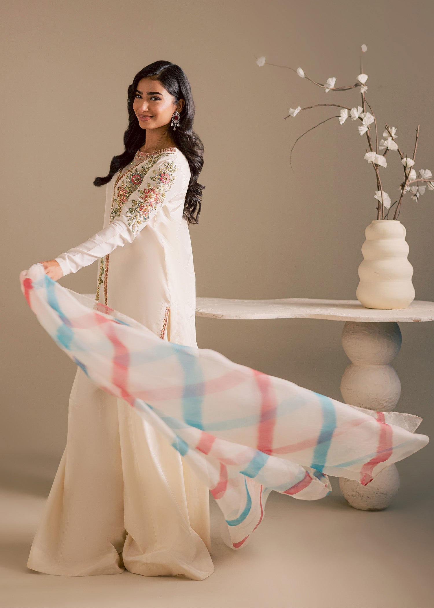 Maria Osama Khan | Noir Bliss Luxury Formals | Pearl Whisper - by Libasekhas UK - Registered Vendor of : Maria Osama Khan - 100% Original Designer Dress