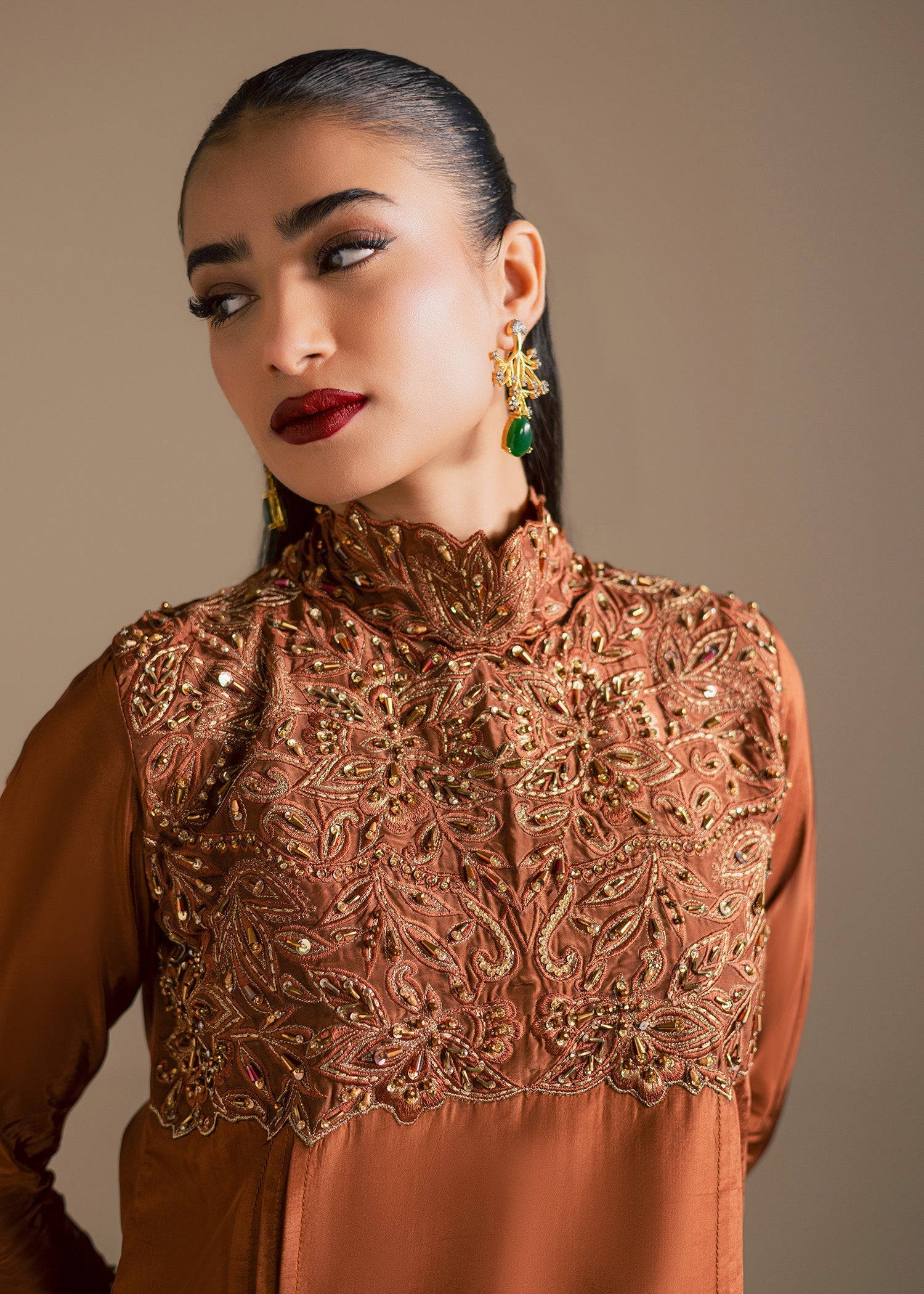 Maria Osama Khan | Noir Bliss Luxury Formals | Coco Dusk - by Libasekhas UK - Registered Vendor of : Maria Osama Khan - 100% Original Designer Dress