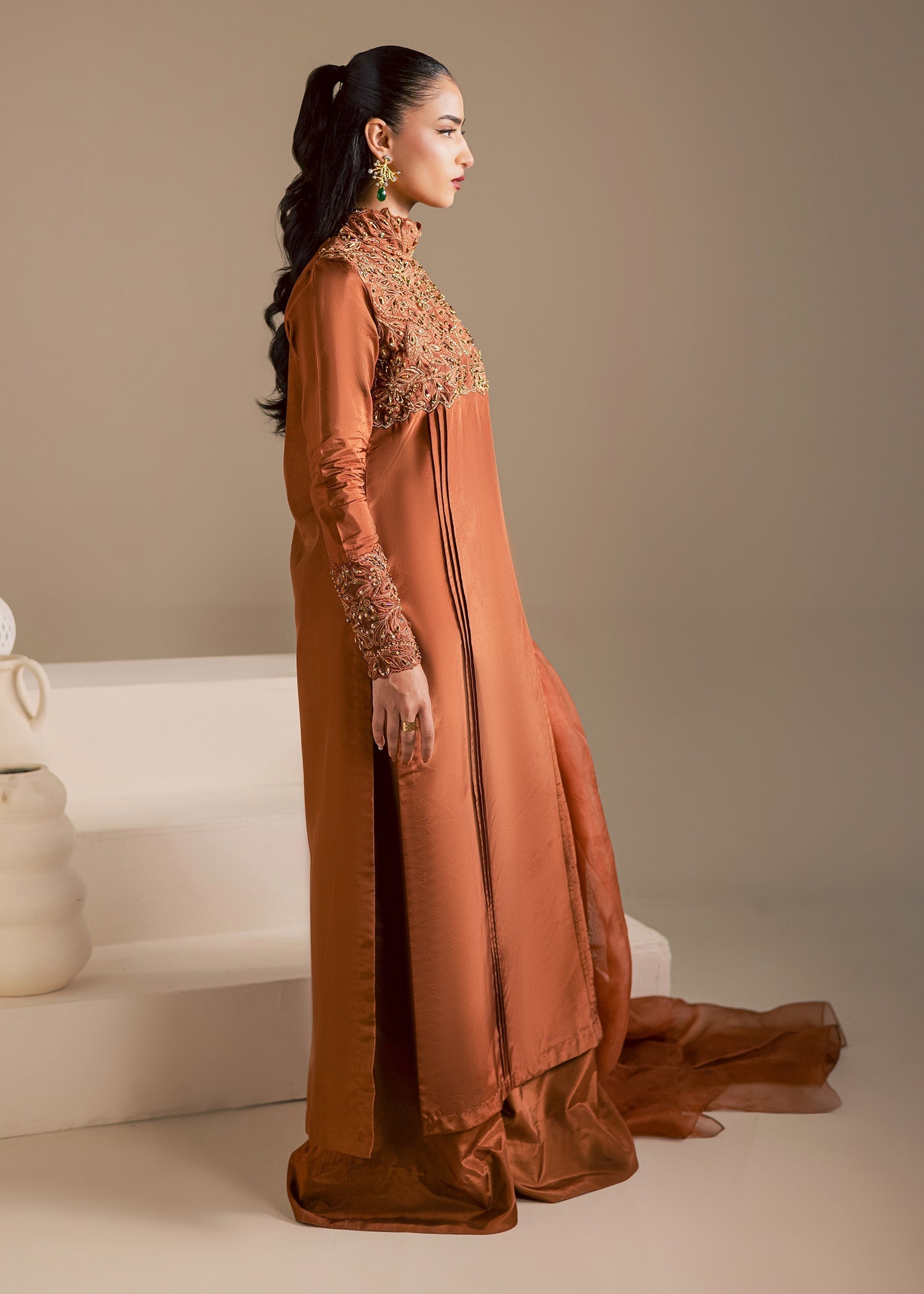 Maria Osama Khan | Noir Bliss Luxury Formals | Coco Dusk - by Libasekhas UK - Registered Vendor of : Maria Osama Khan - 100% Original Designer Dress