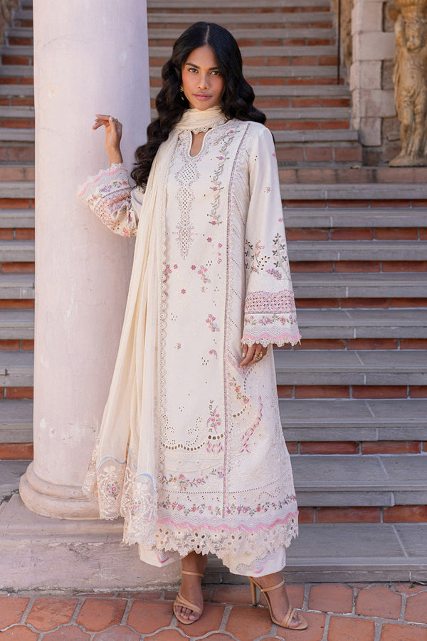 Qalamkar | Q Line Lawn 25 | QM-02 Cheri - by - Libasekhas UK - Registered Vendor of : Qalamkar - 100% Original Designer Dresss