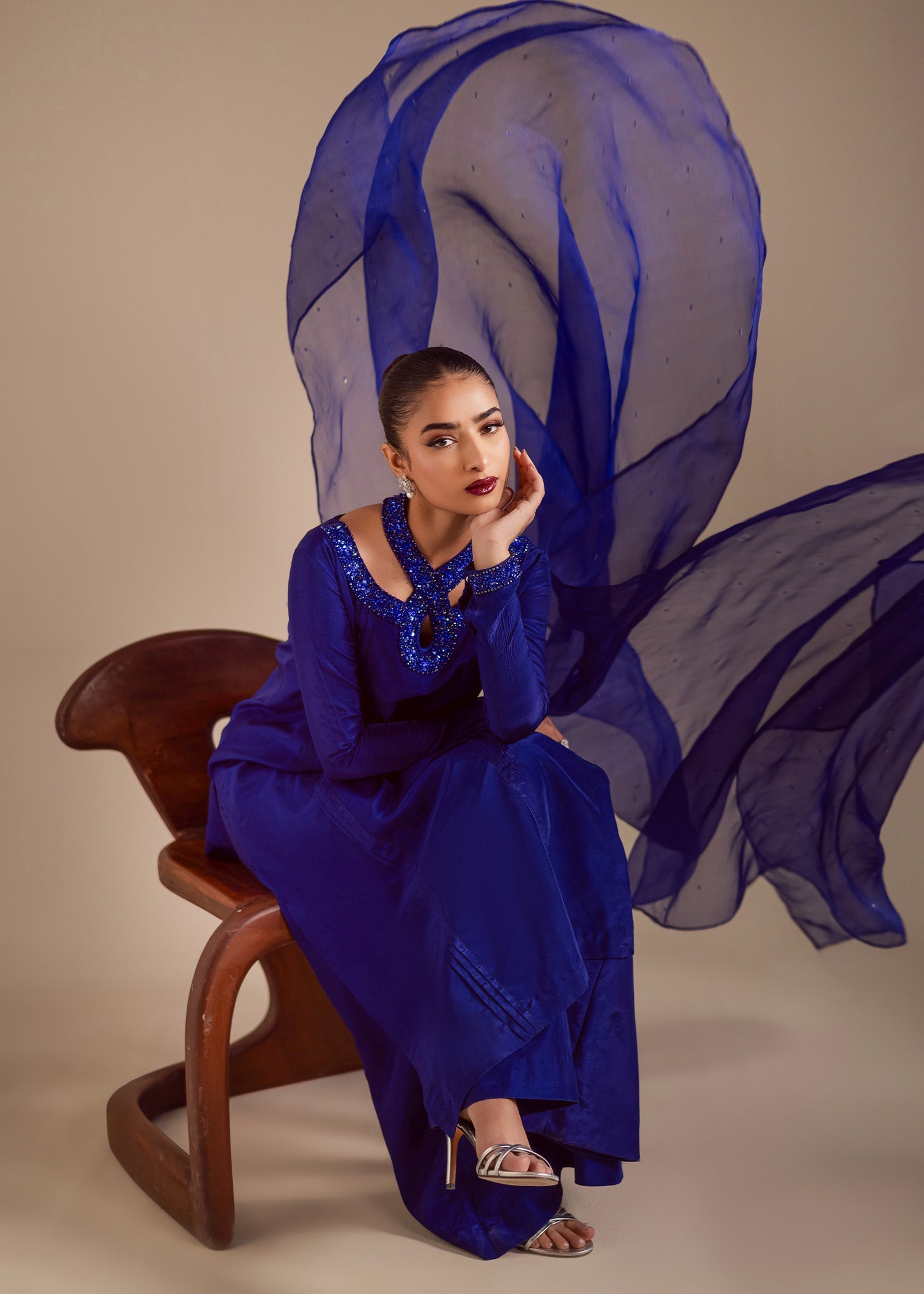 Maria Osama Khan | Noir Bliss Luxury Formals | Majestic Noir - by Libasekhas UK - Registered Vendor of : Maria Osama Khan - 100% Original Designer Dress