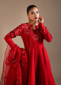 Maria Osama Khan | Noir Bliss Luxury Formals | Scarlet Mirage - by Libasekhas UK - Registered Vendor of : Maria Osama Khan - 100% Original Designer Dress
