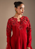 Maria Osama Khan | Noir Bliss Luxury Formals | Scarlet Mirage - by Libasekhas UK - Registered Vendor of : Maria Osama Khan - 100% Original Designer Dress