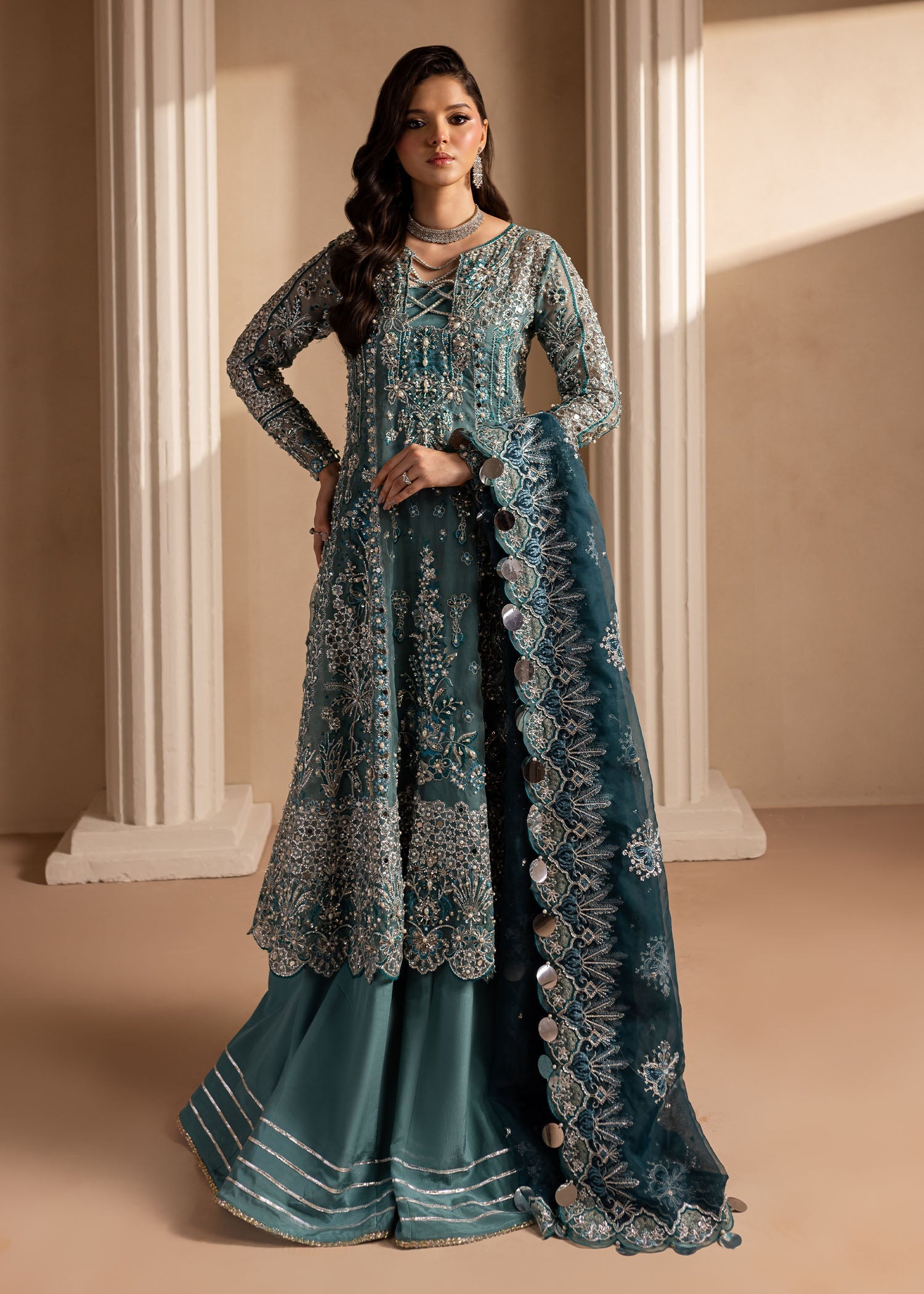 Maria Osama Khan | Lamhay Wedding Festive | Sumbul - by - Libasekhas UK - Registered Vendor of : Maria Osama Khan - 100% Original Designer Dresss