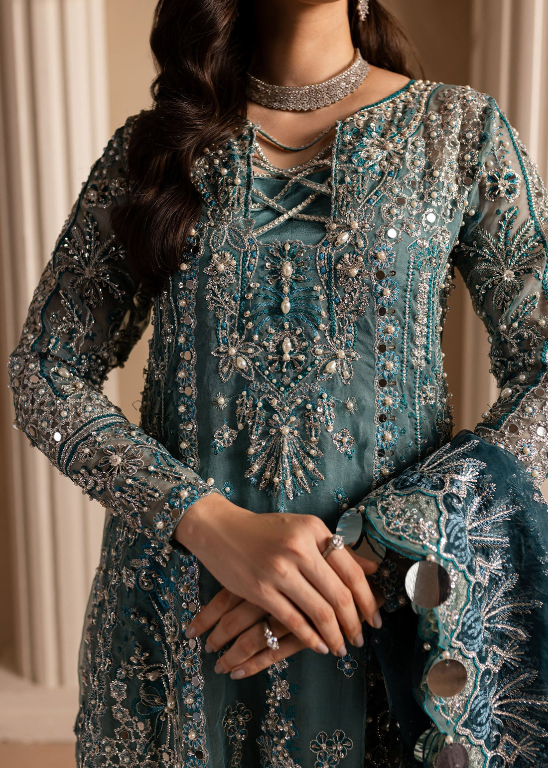 Maria Osama Khan | Lamhay Wedding Festive | Sumbul - by - Libasekhas UK - Registered Vendor of : Maria Osama Khan - 100% Original Designer Dresss