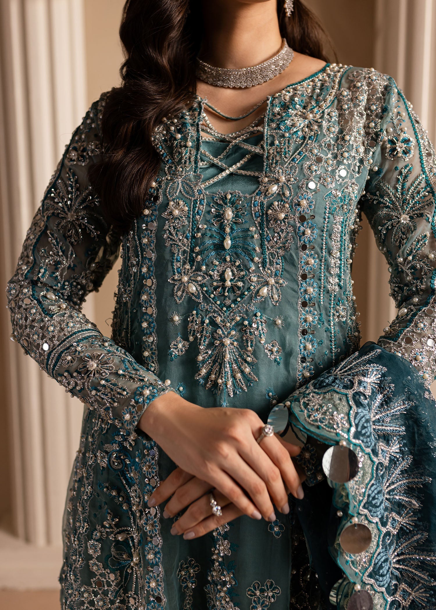 Maria Osama Khan | Lamhay Wedding Festive | Sumbul - by - Libasekhas UK - Registered Vendor of : Maria Osama Khan - 100% Original Designer Dresss