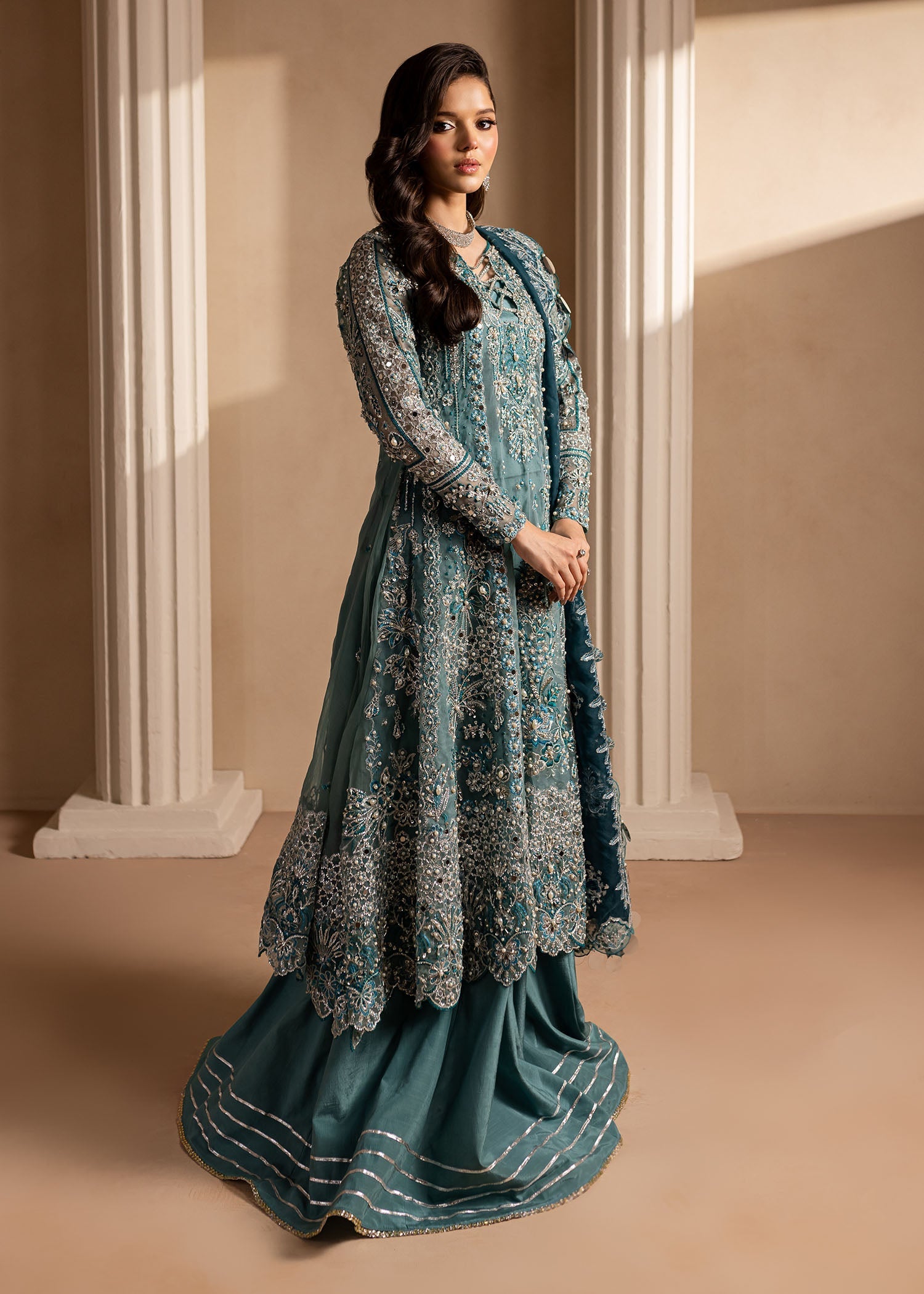 Maria Osama Khan | Lamhay Wedding Festive | Sumbul - by - Libasekhas UK - Registered Vendor of : Maria Osama Khan - 100% Original Designer Dresss