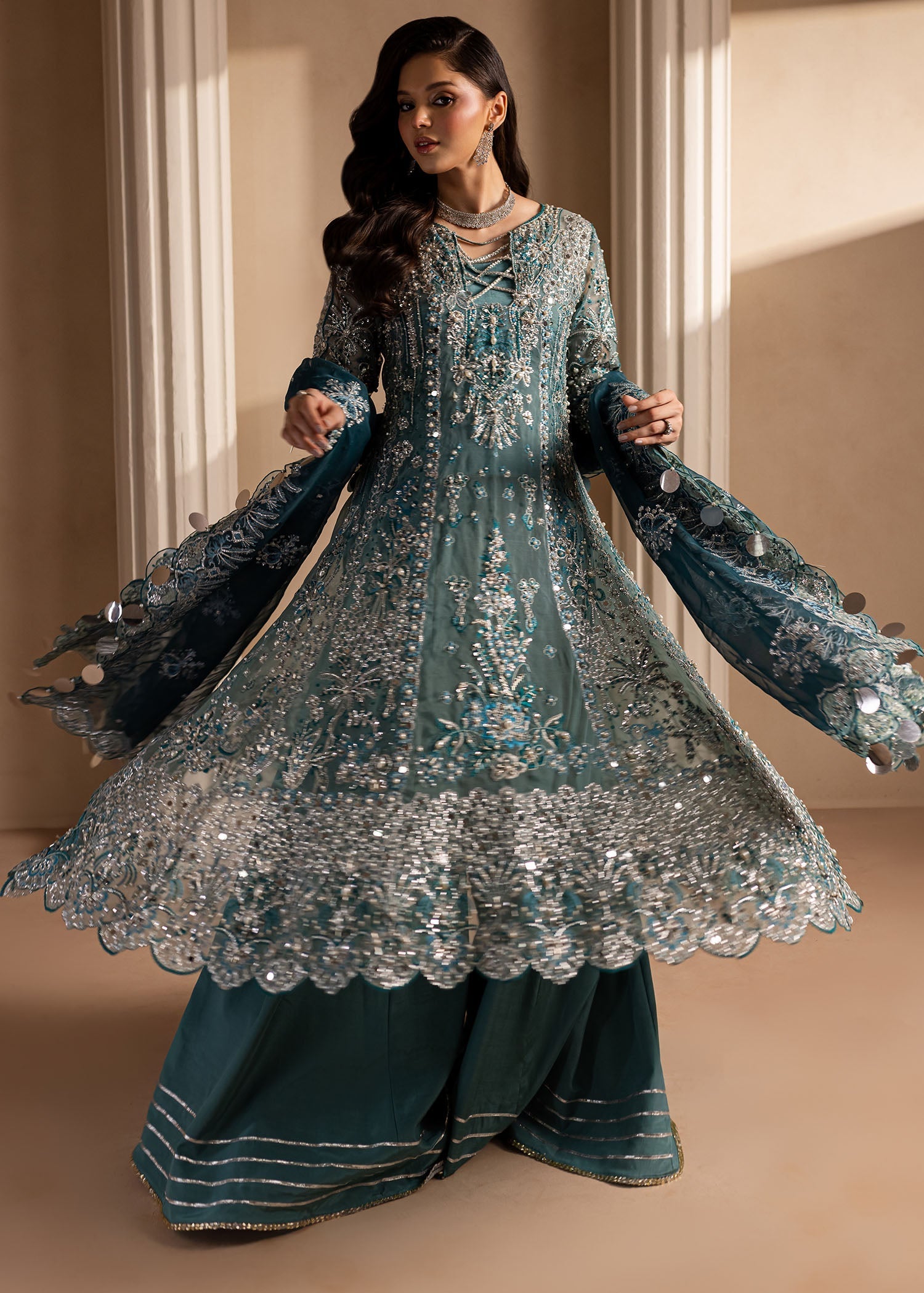 Maria Osama Khan | Lamhay Wedding Festive | Sumbul - by - Libasekhas UK - Registered Vendor of : Maria Osama Khan - 100% Original Designer Dresss