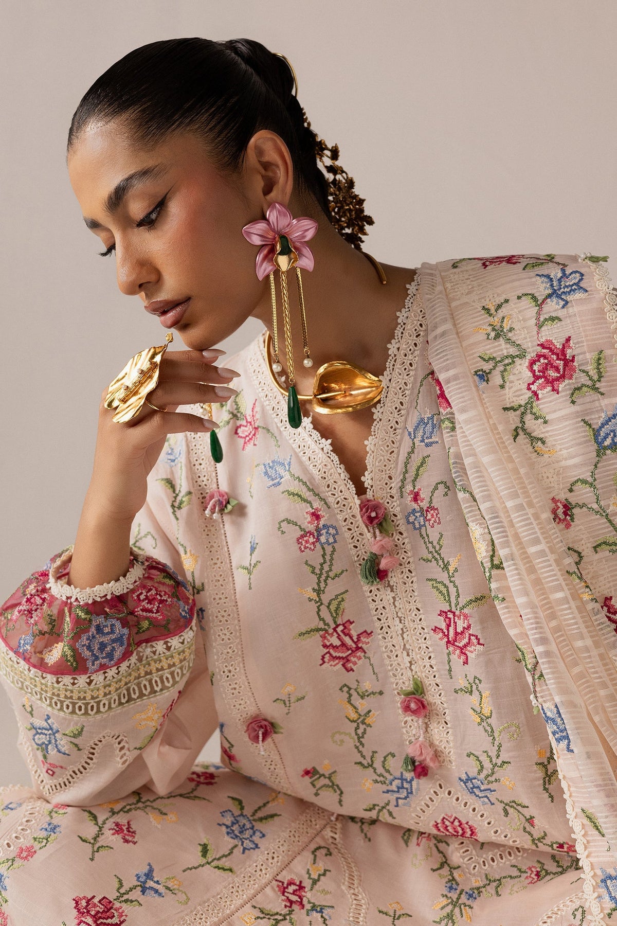 Elan | Stitched Pret 26 | SOZRAAG (EL26-03 A ST) - by Libasekhas UK - Registered Vendor of : Elan - 100% Original Designer Dress