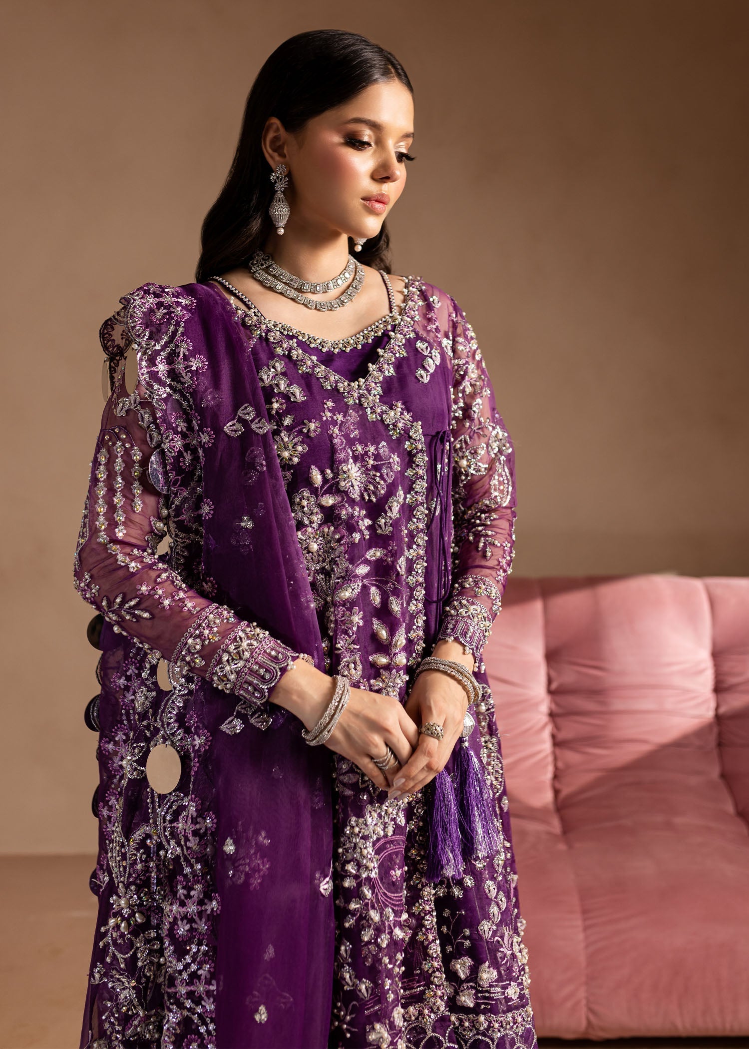 Maria Osama Khan | Lamhay Wedding Festive | Sheesham - by - Libasekhas UK - Registered Vendor of : Maria Osama Khan - 100% Original Designer Dresss