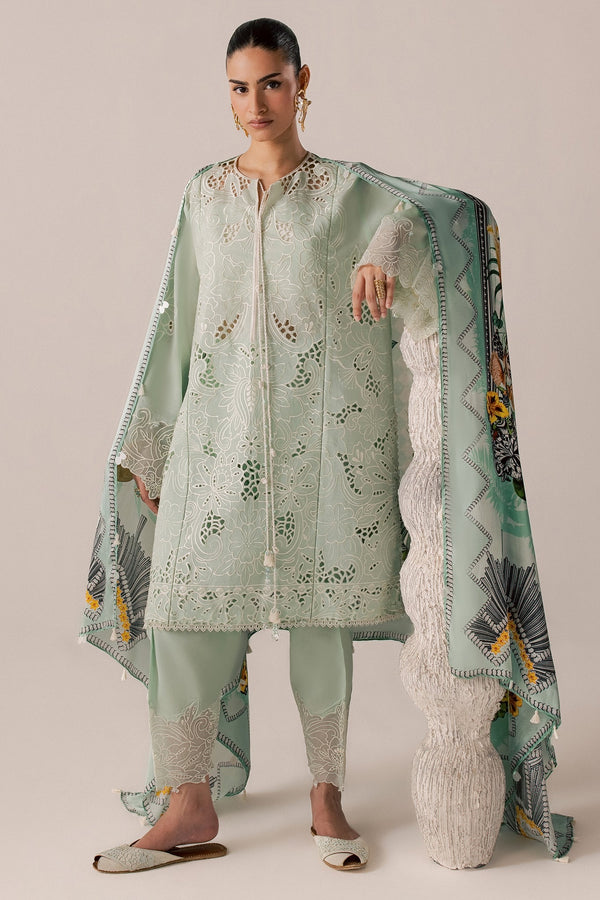 Elan | Stitched Pret 26 | ZEVARE (EL26-07 A ST) - by Libasekhas UK - Registered Vendor of : Elan - 100% Original Designer Dress