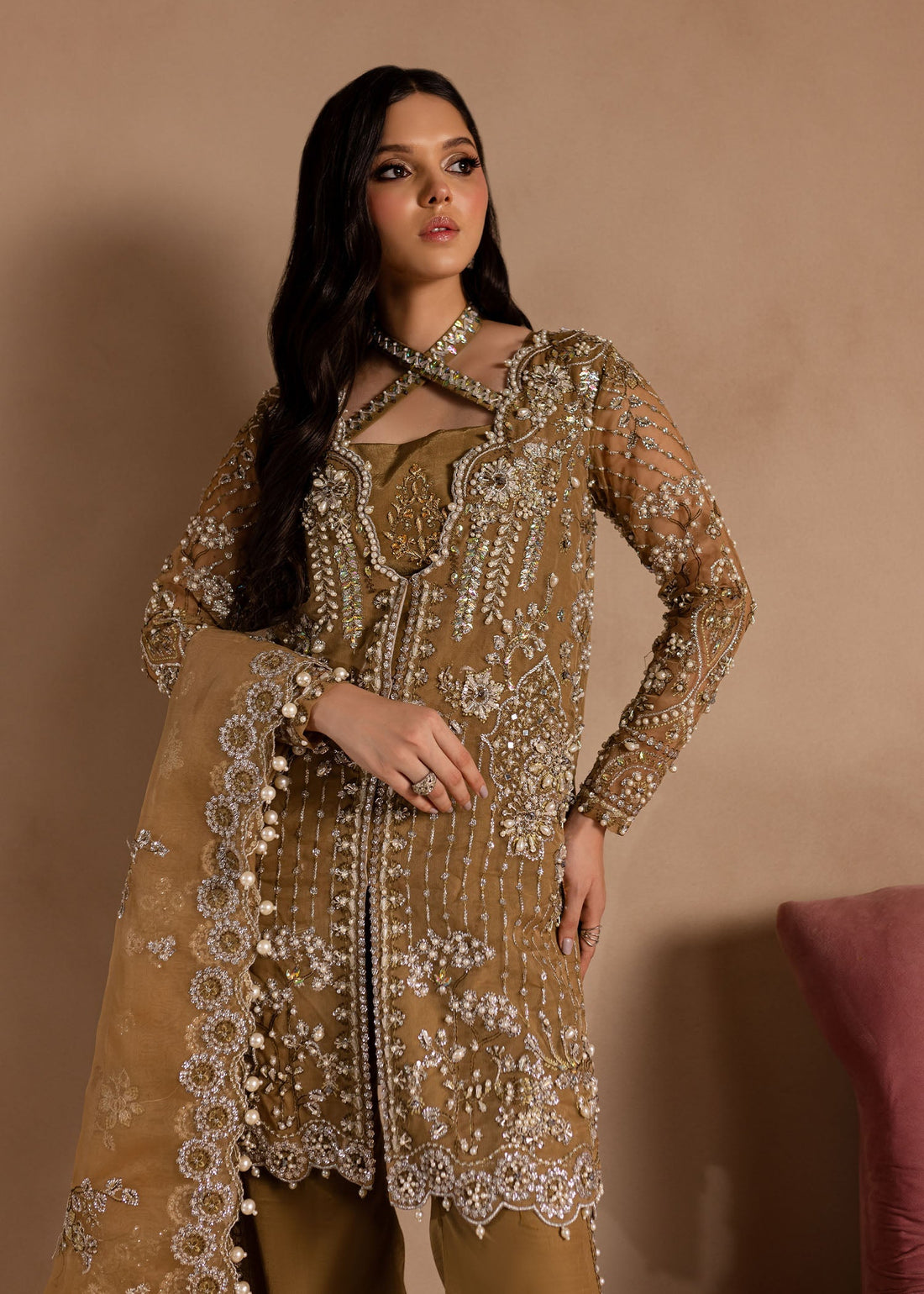 Maria Osama Khan | Lamhay Wedding Festive | Sabahat - by - Libasekhas UK - Registered Vendor of : Farasha - 100% Original Designer Dresss