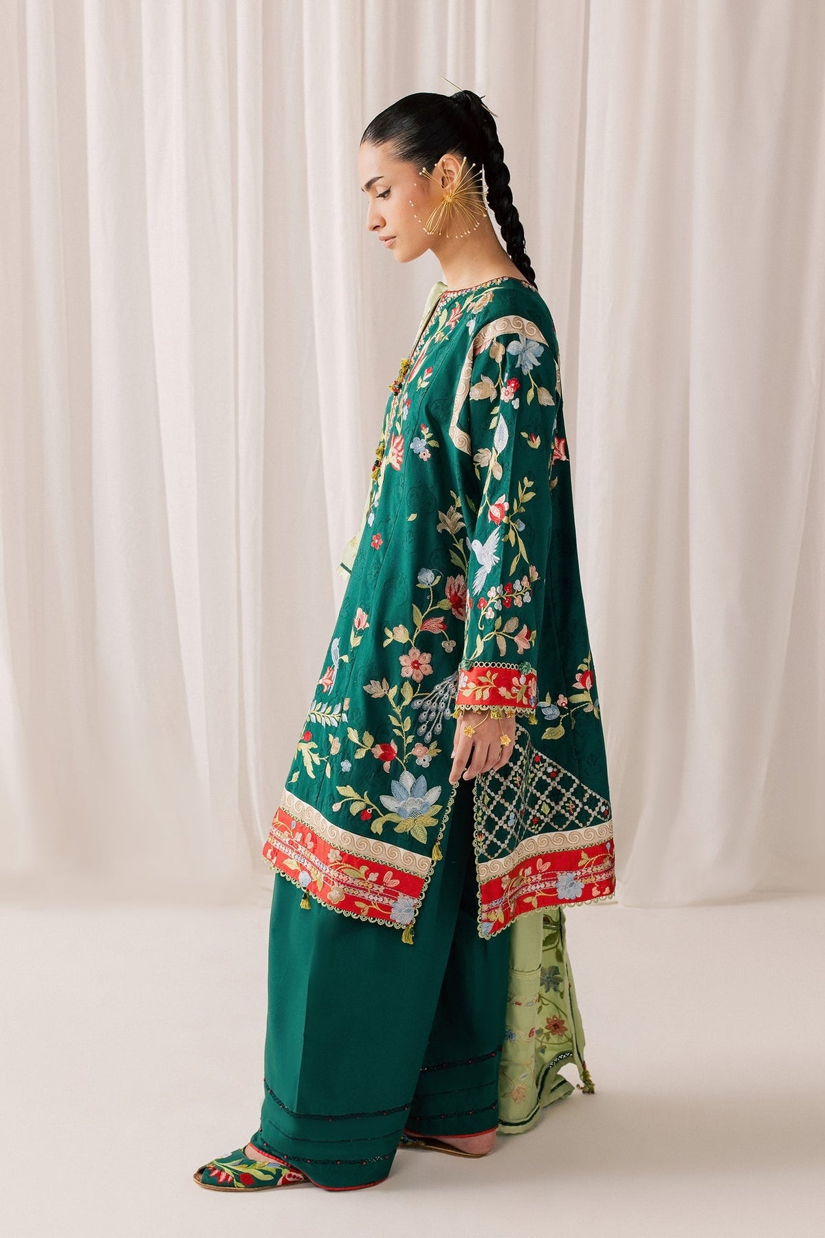 Elan | Stitched Pret 26 | DEODAR (EL26-12 A ST) - by Libasekhas UK - Registered Vendor of : Elan - 100% Original Designer Dress