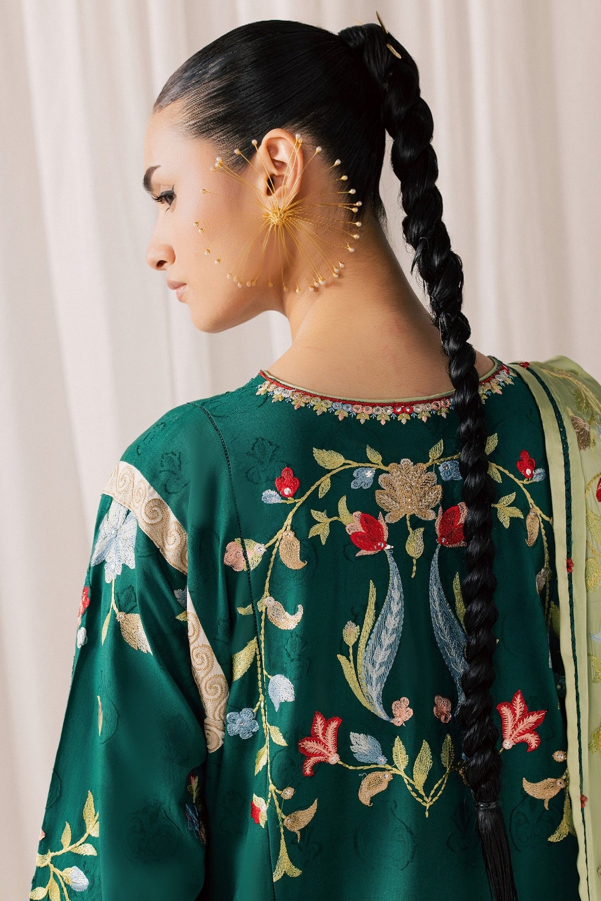 Elan | Stitched Pret 26 | DEODAR (EL26-12 A ST) - by Libasekhas UK - Registered Vendor of : Elan - 100% Original Designer Dress