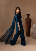 Maria Osama Khan | Noir Bliss Luxury Formals | Royal Sapphire - by - Libasekhas UK - Registered Vendor of : Maria Osama Khan - 100% Original Designer Dresss