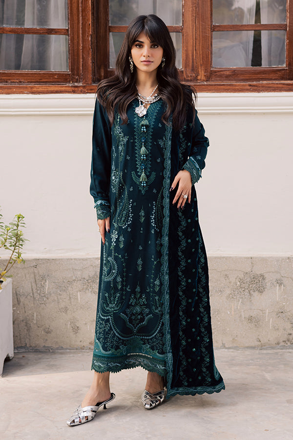 Nureh | Exclusive Leather Peach | NE-213 - by Libasekhas UK - Registered Vendor of : Nureh - 100% Original Designer Dress