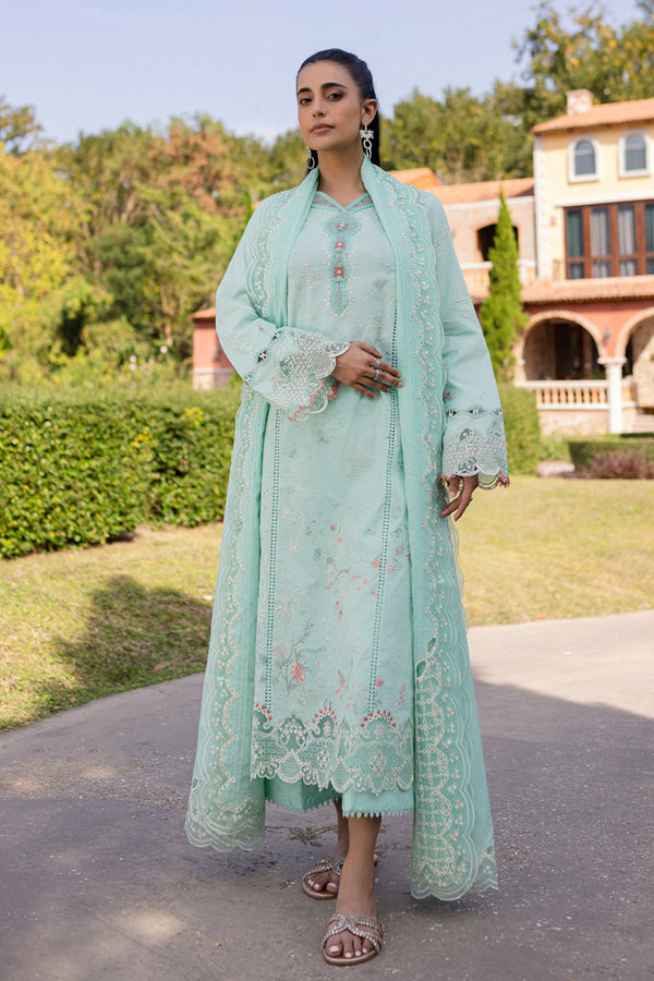 Qalamkar | Q Line Lawn 25 | QM-13 Helen - by - Libasekhas UK - Registered Vendor of : Qalamkar - 100% Original Designer Dresss