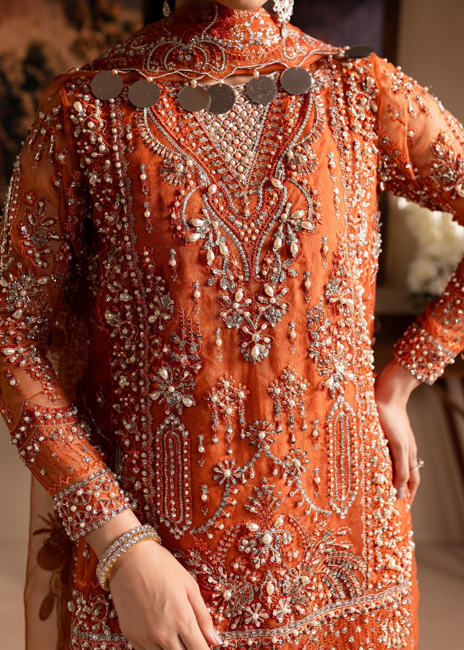 Maria Osama Khan | Lamhay Wedding Festive | Gulnaar - by - Libasekhas UK - Registered Vendor of : Maria Osama Khan - 100% Original Designer Dresss