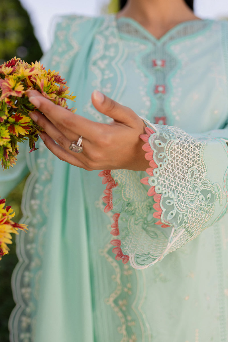 Qalamkar | Q Line Lawn 25 | QM-13 Helen - by - Libasekhas UK - Registered Vendor of : Qalamkar - 100% Original Designer Dresss