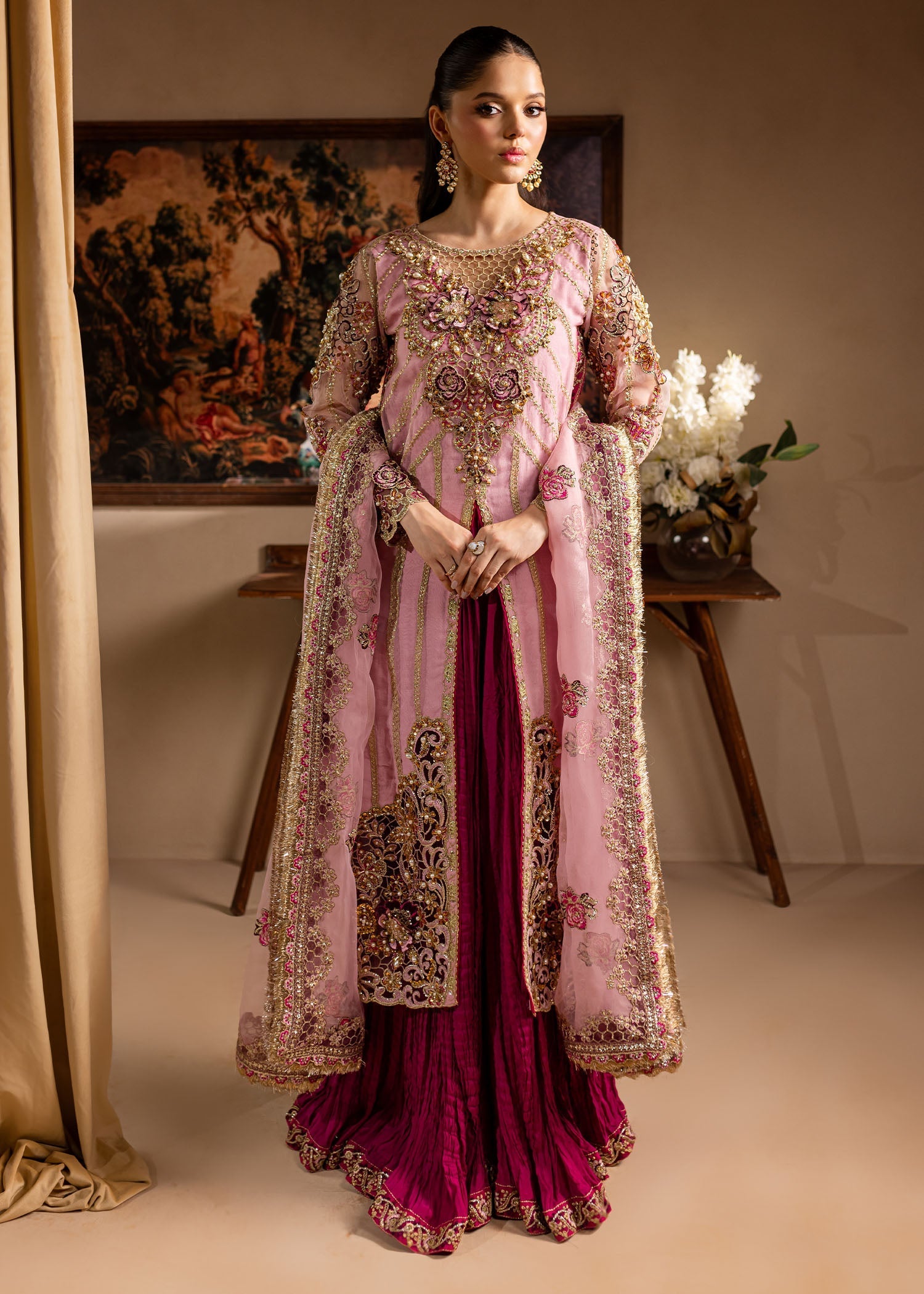 Maria Osama Khan | Lamhay Wedding Festive | Zarmina - by - Libasekhas UK - Registered Vendor of : Maria Osama Khan - 100% Original Designer Dresss