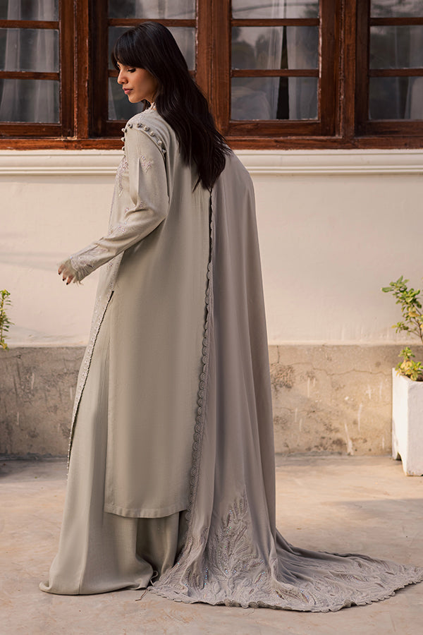 Nureh | Exclusive Leather Peach | NE-214 - by Libasekhas UK - Registered Vendor of : Nureh - 100% Original Designer Dress