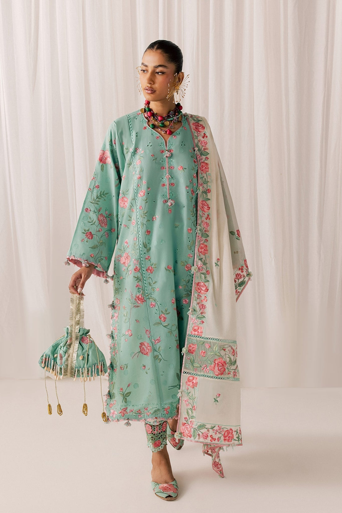 Elan | Stitched Pret 26 | GULRAAZ (EL26-08 B ST) - by Libasekhas UK - Registered Vendor of : Elan - 100% Original Designer Dress