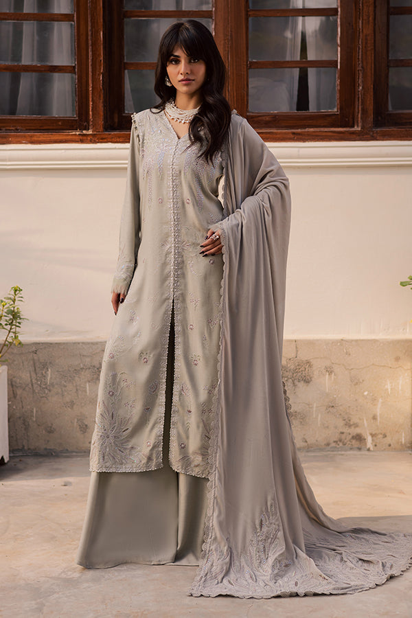 Nureh | Exclusive Leather Peach | NE-214 - by Libasekhas UK - Registered Vendor of : Nureh - 100% Original Designer Dress