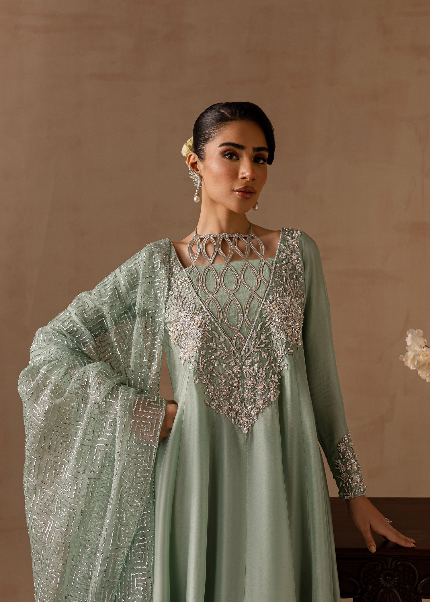 Maria Osama Khan | Noir Bliss Luxury Formals | Aazure - by - Libasekhas UK - Registered Vendor of : Maria Osama Khan - 100% Original Designer Dresss