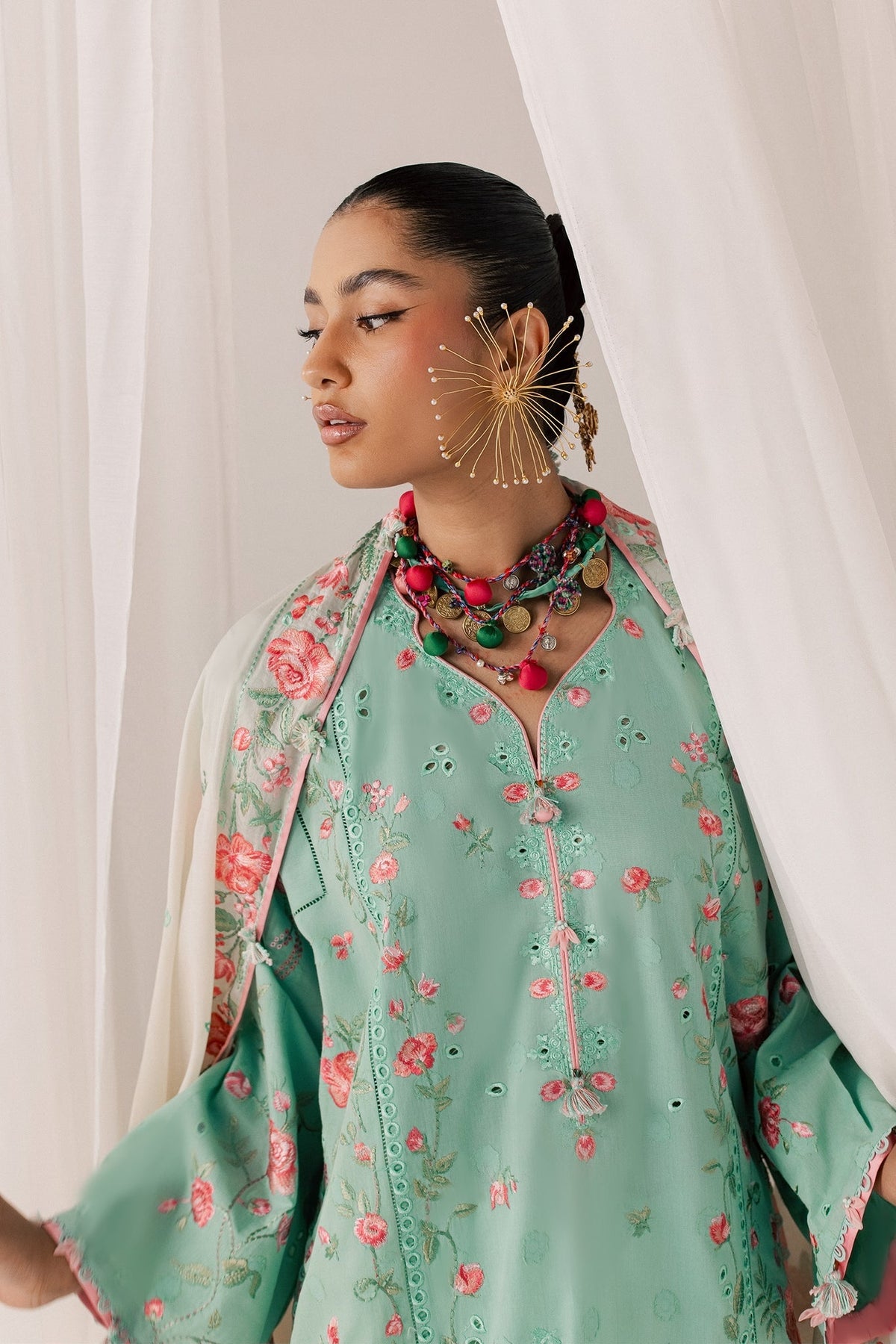 Elan | Stitched Pret 26 | GULRAAZ (EL26-08 B ST) - by Libasekhas UK - Registered Vendor of : Elan - 100% Original Designer Dress