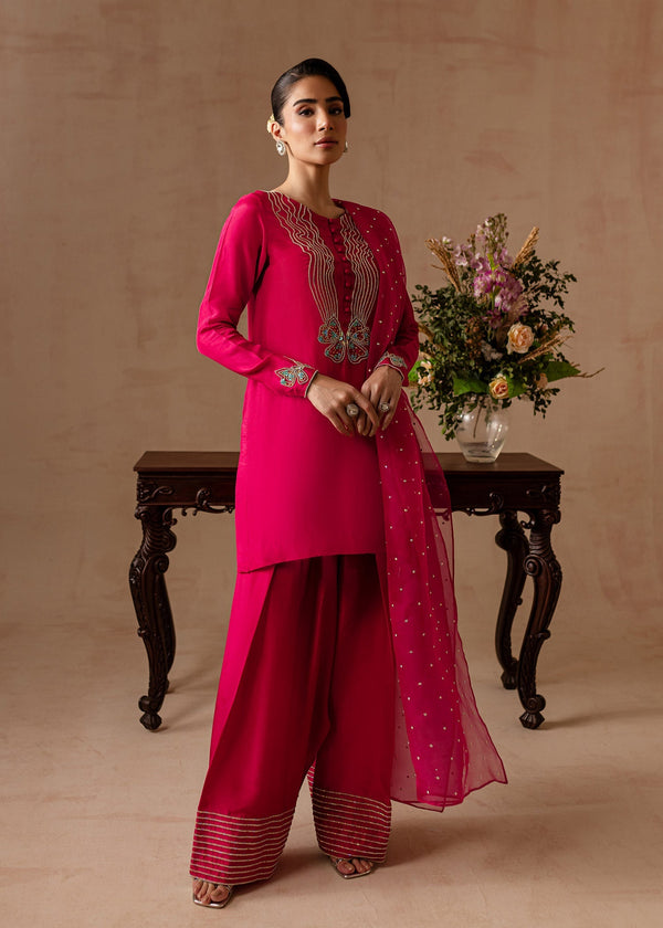 Maria Osama Khan | Noir Bliss Luxury Formals | Peony - by - Libasekhas UK - Registered Vendor of : Maria Osama Khan - 100% Original Designer Dresss