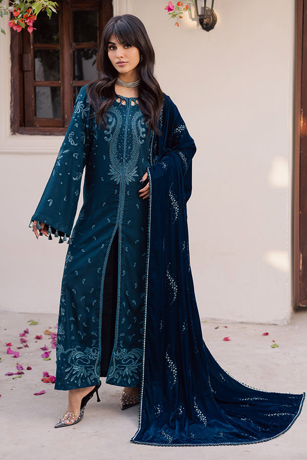 Nureh | Exclusive Leather Peach | NE-210 - by Libasekhas UK - Registered Vendor of : Nureh - 100% Original Designer Dress