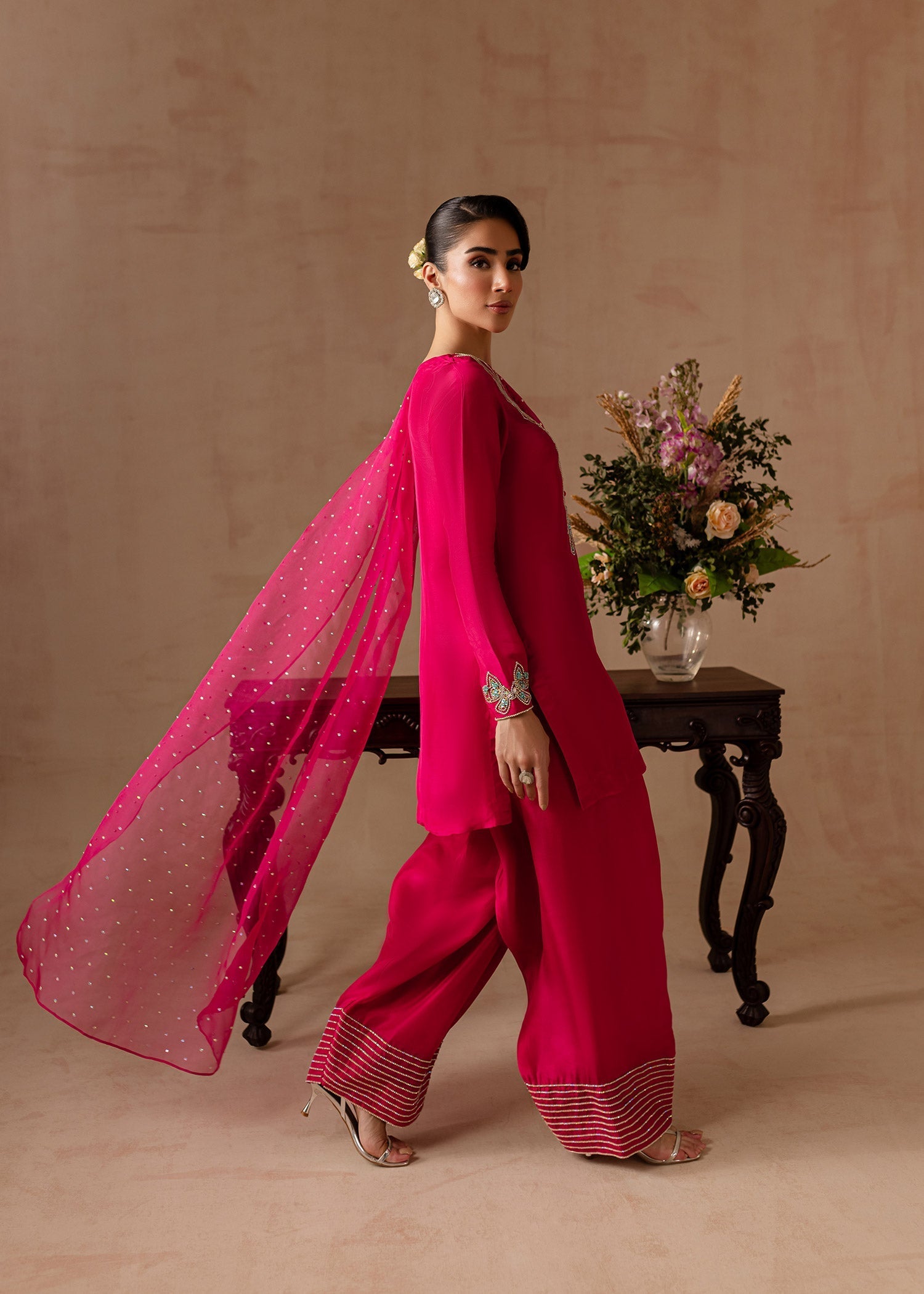 Maria Osama Khan | Noir Bliss Luxury Formals | Peony - by - Libasekhas UK - Registered Vendor of : Maria Osama Khan - 100% Original Designer Dresss