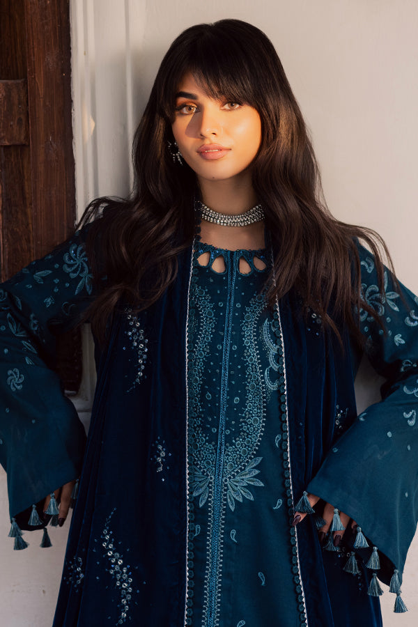 Nureh | Exclusive Leather Peach | NE-210 - by Libasekhas UK - Registered Vendor of : Nureh - 100% Original Designer Dress